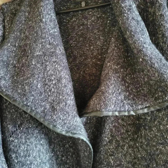 Parkhurst Tweed Knit Open Front Jacket Sweater medium stylish - Picture 6 of 7